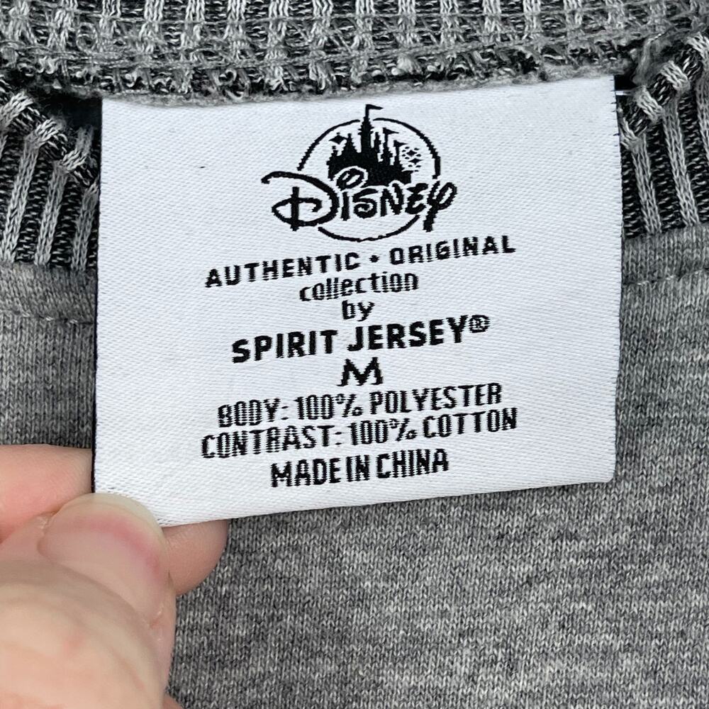 Disneyland Resort Sherpa Spirit Jersey Unisex Medium White Gray Puffy Print‎ - Picture 5 of 11